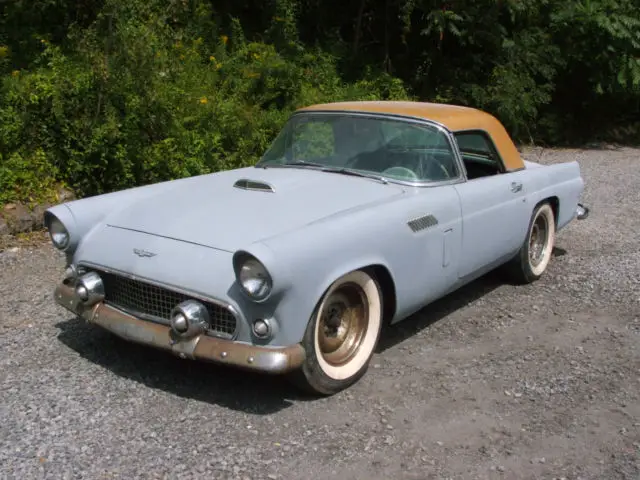 nice unrestored west coast 1956 thunderbird. good solid rust free body and frame
