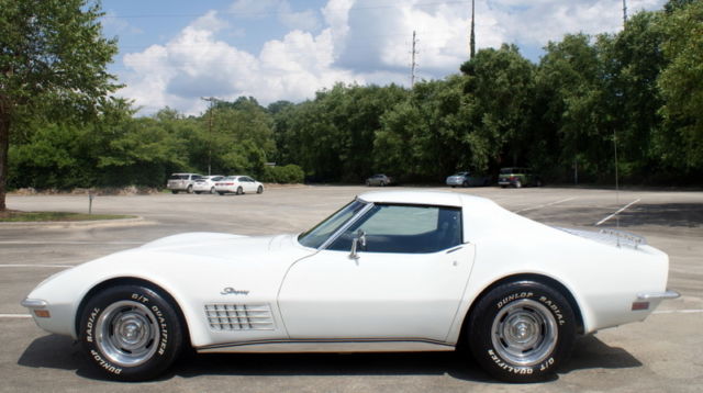 1972 chevrolet corvette stingray 350v8 4 speed manual southern vehicle clean !