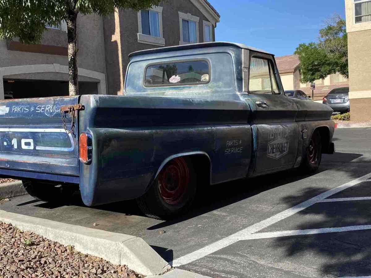 1964 chevrolet c10/k10 pickup blue rwd automatic deluxe