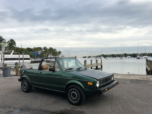 1981 volkswagen rabbit convertible convertible green fwd automatic deluxe