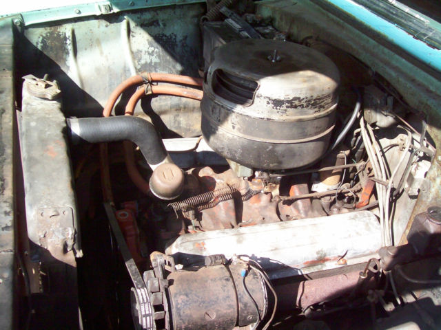 1956 chevy bel air 4 dr . 86k 2 owner driver 265 auto