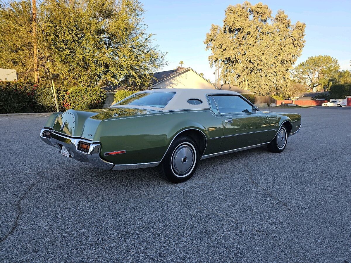 1972 lincoln continental mk iv coupe green cartier