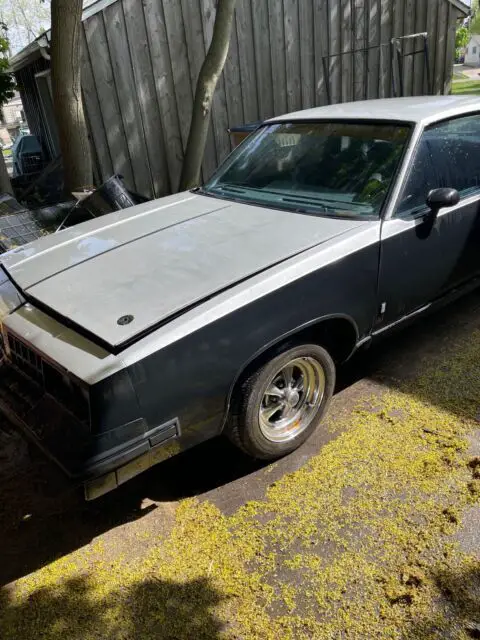 1983 oldsmobile cutlass coupe grey rwd automatic brougham
