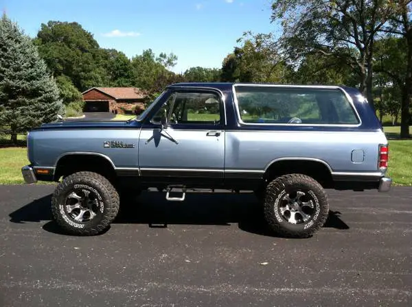 1987 dodge ramcharger base sport utility 2-door 5.2l