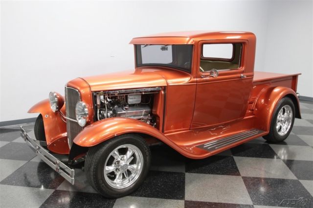 leather 350 auto classic vintage polished truck custom power tubular copper tan