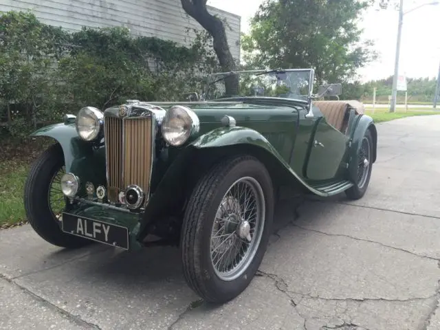 1948 mg tc convertible 1250cc 4 cylinder 4 speed manual