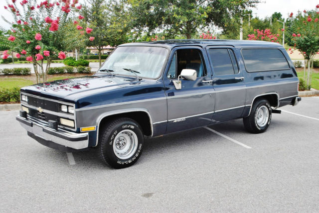 2 owner just 41,094 miles loaded 1989 chevrolet suburban barn doors bucket;s wow