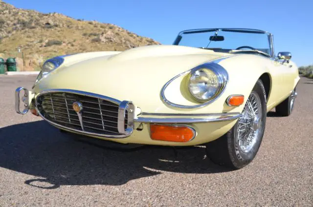 1973 jaguar xke e-type roadster ots amazing original v 12 matching numbers