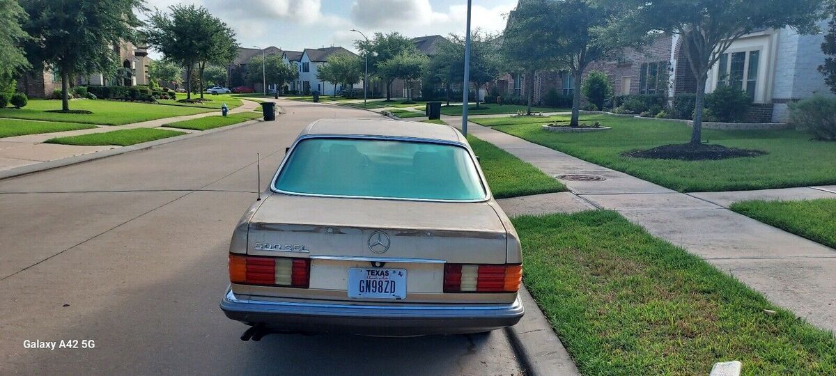 1985 mercedes-benz s-class sedan brown rwd automatic