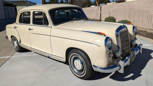 mercedes benz 1957 220s ponton california owned 58 years excellent condition