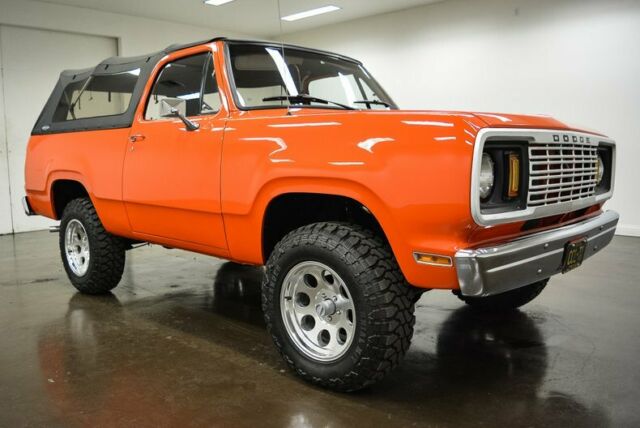 1978 dodge ramcharger 64525 miles flame orange suv 318ci v8 727 automatic