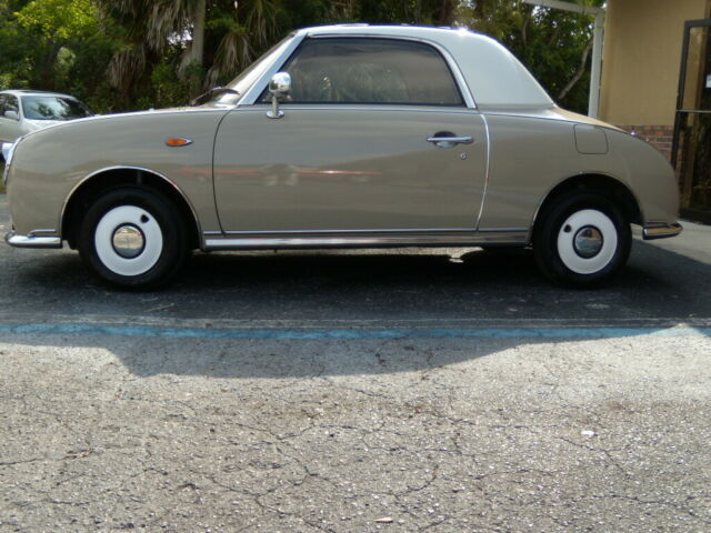 1991 nissan figaro, recently restored japanese import, rhd,jdm,convertible