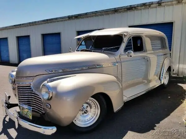 1941 chevy delivery custom frame off restoration 350 v8 w/ 1998 harley flsts