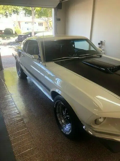 classic mustang 1969 mach 1 cobra jet, q code 4 speed
