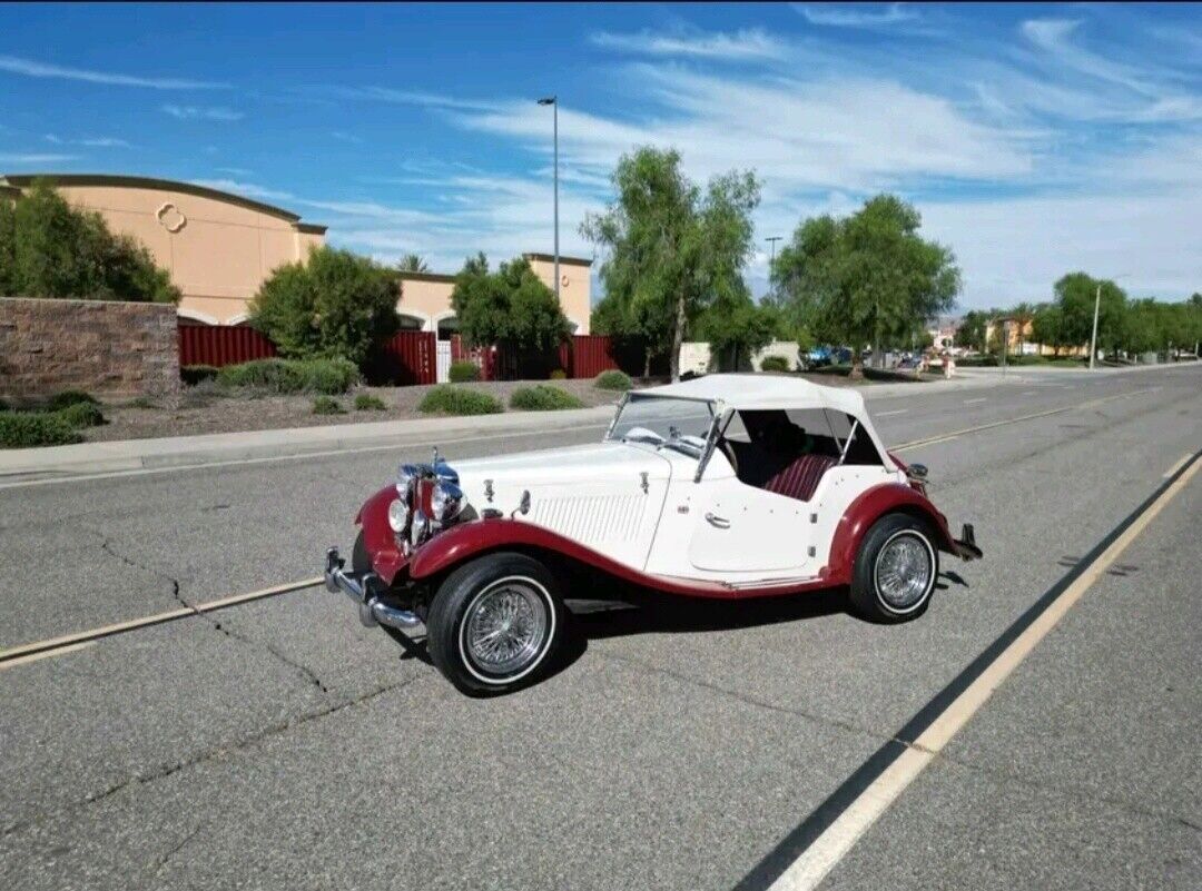 1968 volkswagen 1600 convertible red mg td replica