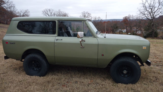 1972 international scout ii - with nissan sd33t diesel engine