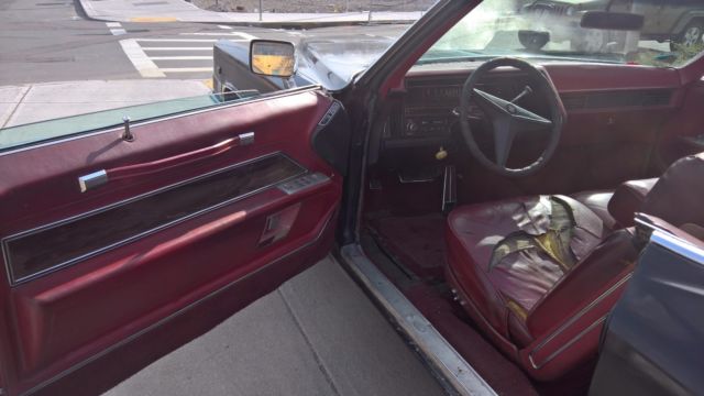 1969 cadillac convertible w/ red leather