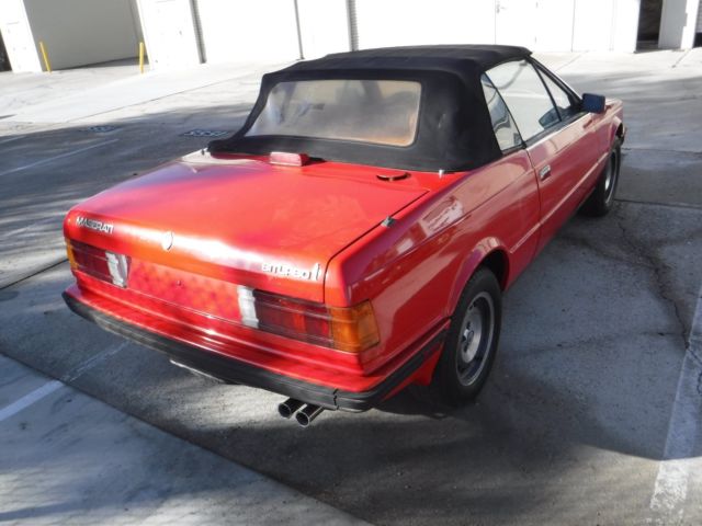 1987 maserati biturbo spyder, 20k miles only!