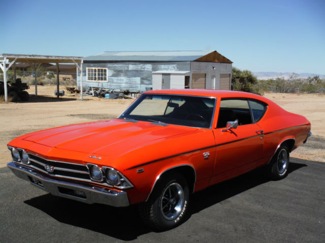 1969 chevelle ss 396/350hp l34 #'s match with build sheet, 4 speed, bucket seats