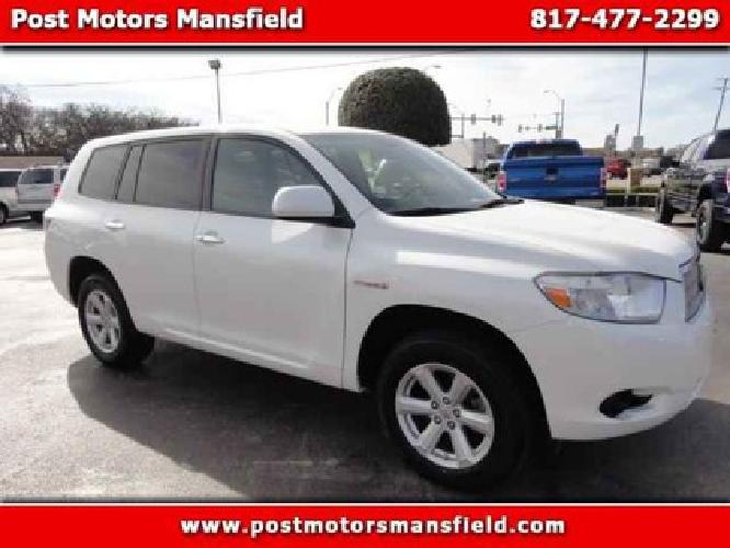 used 2008 toyota highlander hybrid for sale. in mansfield, tx