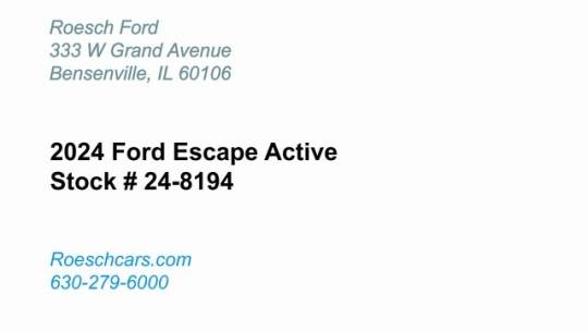 2024 Ford Escape
