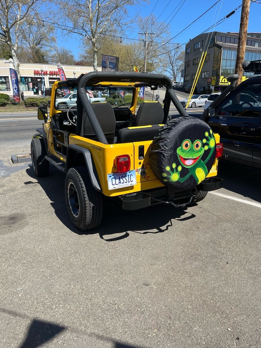 1989 jeep wrangler / yj suv yellow islander