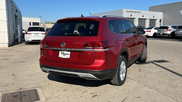 2018 volkswagen atlas 3.6l se w/technology