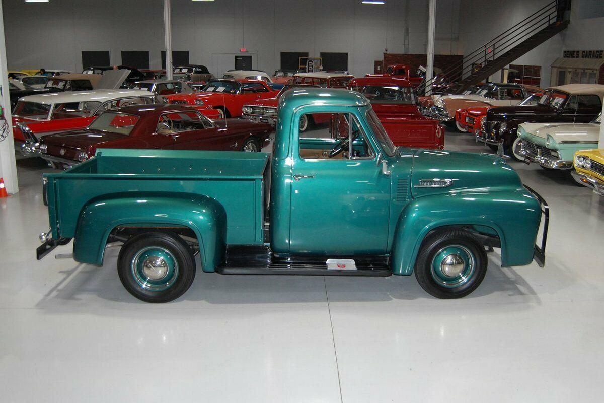 1953 ford f100 pickup meadow green 239 flathead v8 55912 miles