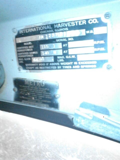 1960 international harvester a120 metro van