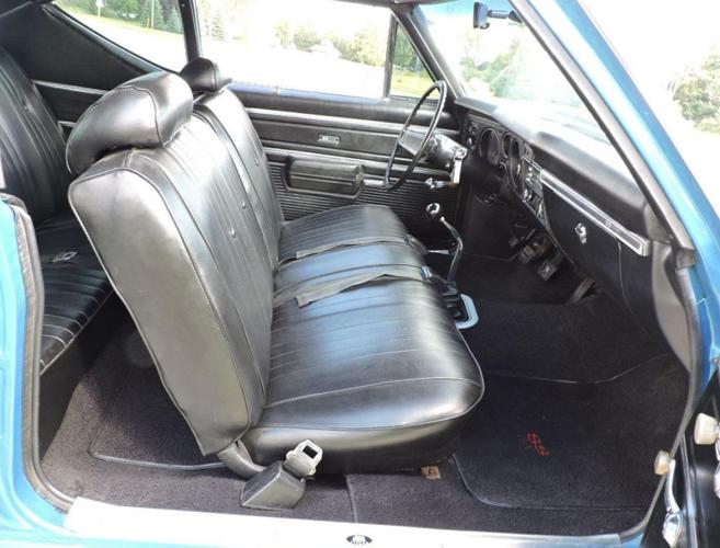 classic car with new tires and rims. 1969 chevrolet chevelle 300 deluxe ss -lemans blue colour for sale in brooklyn, new york
