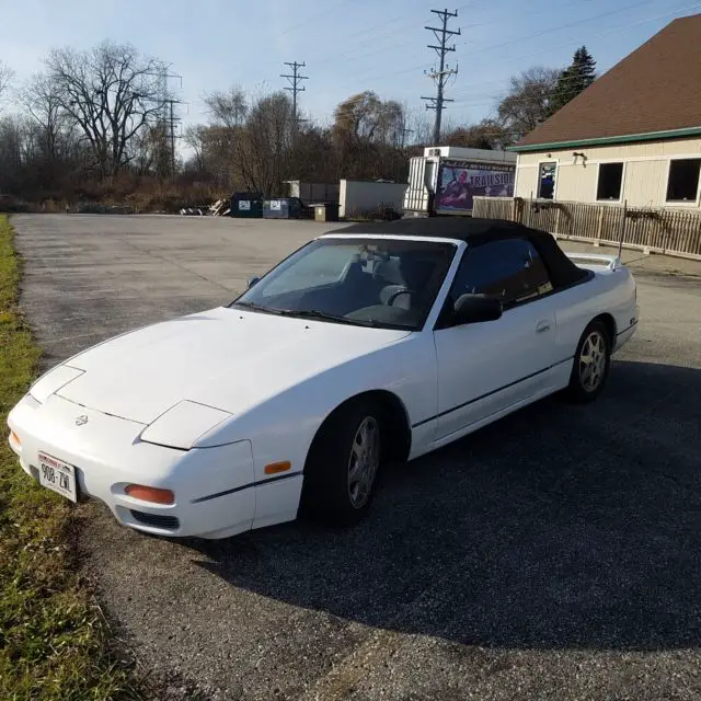 1993 nissan 240sx le convertible 178500 k miles pearl white california car
