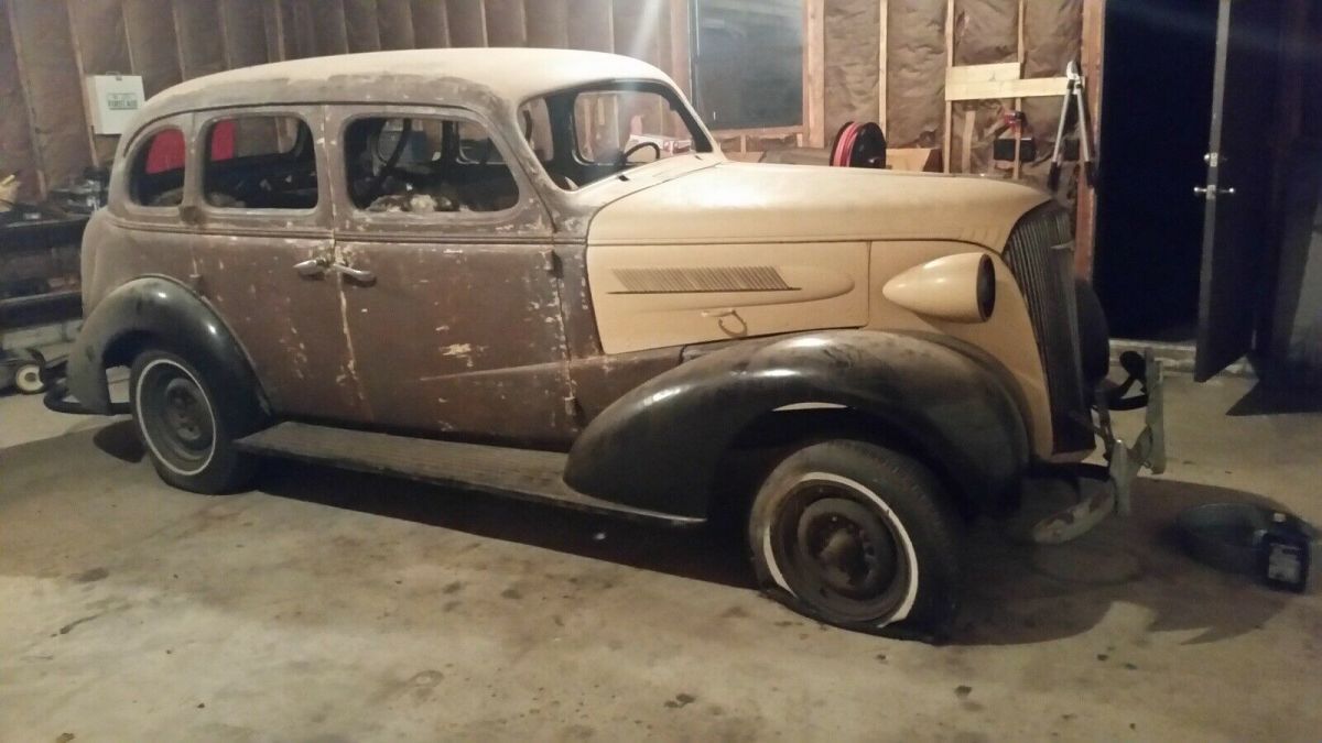 1937 chevrolet master deluxe sedan brown rwd manual