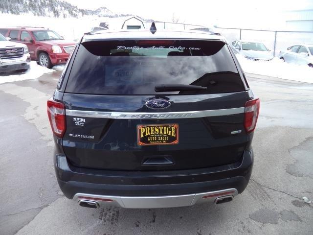 used 2017 ford explorer 4wd platinum spearfish, sd 57783 for sale in spearfish, south dakota