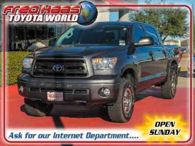 2011 toyota tundra 4wd truck 4wd crewmax 5.7l trd one owner warranty in spring, tx