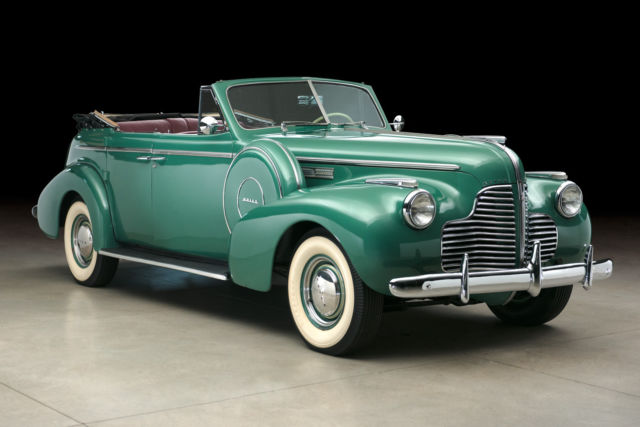 1940 buick century convertible phaeton, series 61c, 1 of 203, extensive service