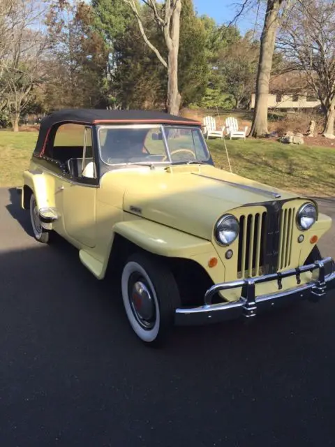 1949 jeepster overland, beautiful