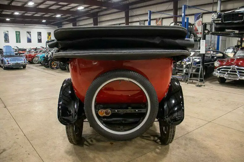 1919 buick model h45 touring 14330 miles red convertible 6-cylinder manual