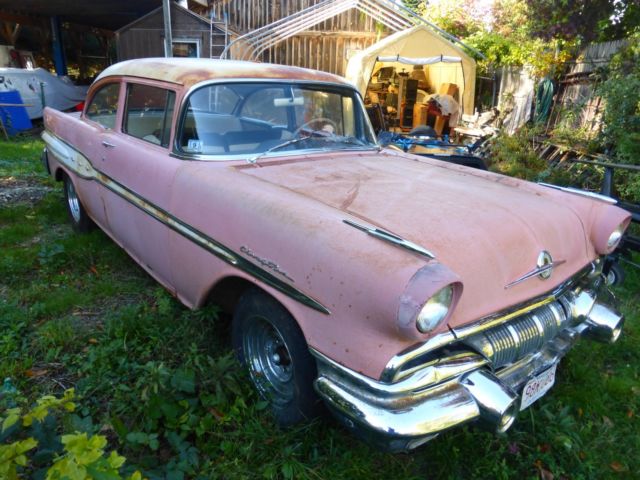 1957 pontiac chieftain two door with post