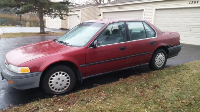 clean honda accord dx with broken front right ball joint