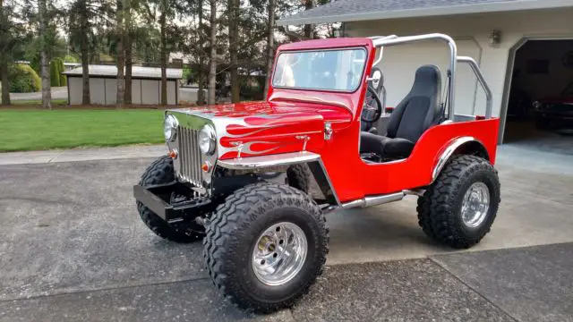 willys 3b hihood jeep cj v8