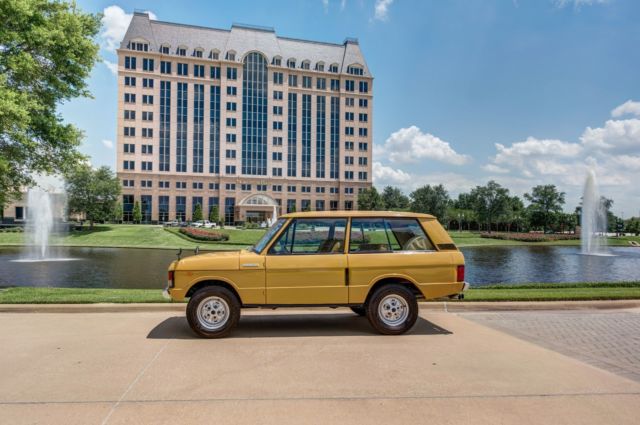 restored 1978 range rover classic land rover