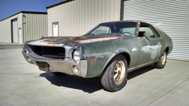 1969 american motors amx 290ci 4-speed