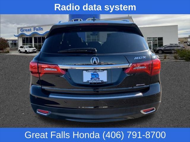 2016 acura mdx 3.5l w/advance & entertainment pkgs