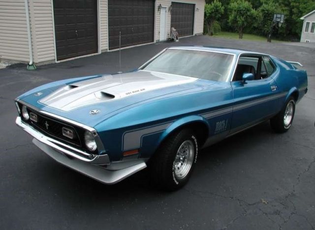 1971 ford mustang restoration mach 1 features black leather sports roof missouri