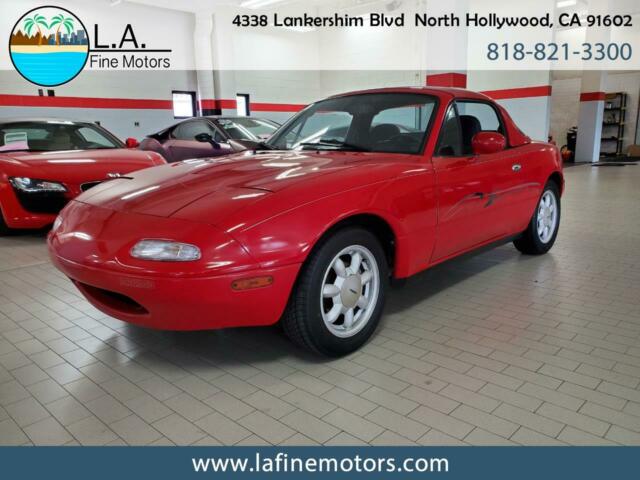 1990 mazda mx-5 miata 147385 miles red 1.6l l4 dohc 16v manual
