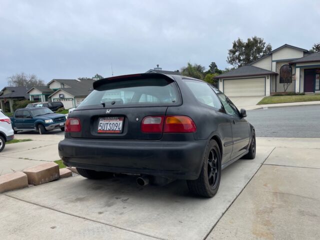 1992 honda civic hatchback black fwd manual dx