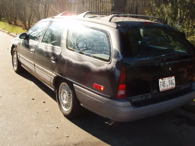 1991 mercury sable wagon ls, black, seats 7. only 82,000 original miles