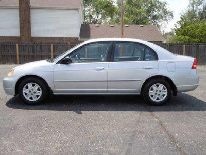 2003 honda civic lx with low miles /month financing in kokomo, in