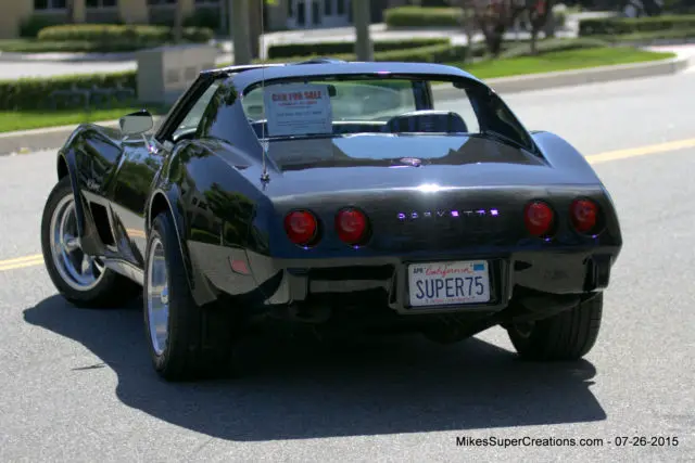 1975 corvette stingray coupe - 383 fuel injected supercharged driver vette