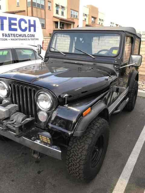 1985 jeep cj7 suv black 4wd automatic cj7